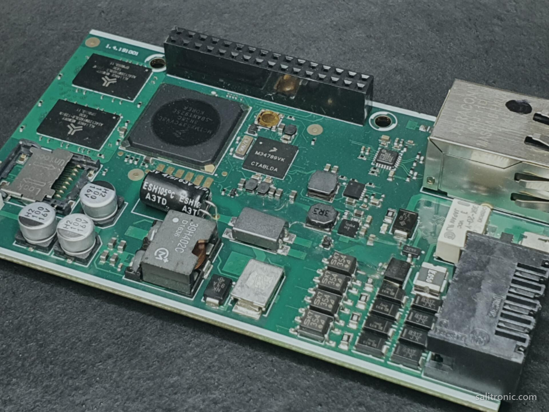 Industrial single-board computer under design review