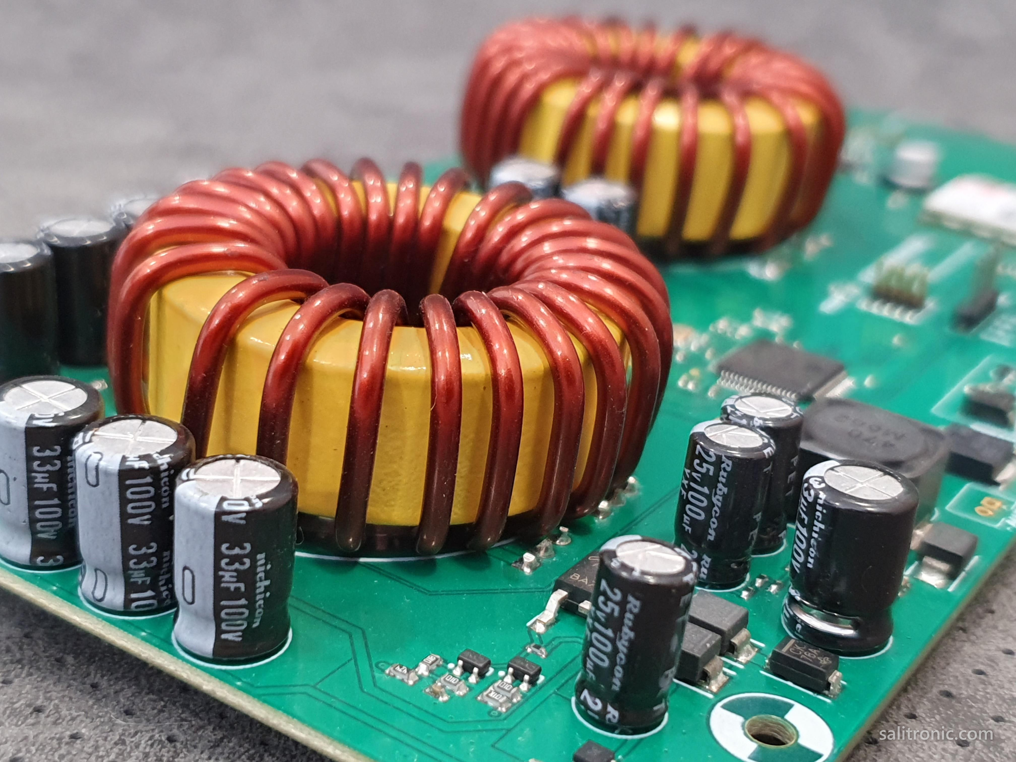 High power solar powered pump controller PCB