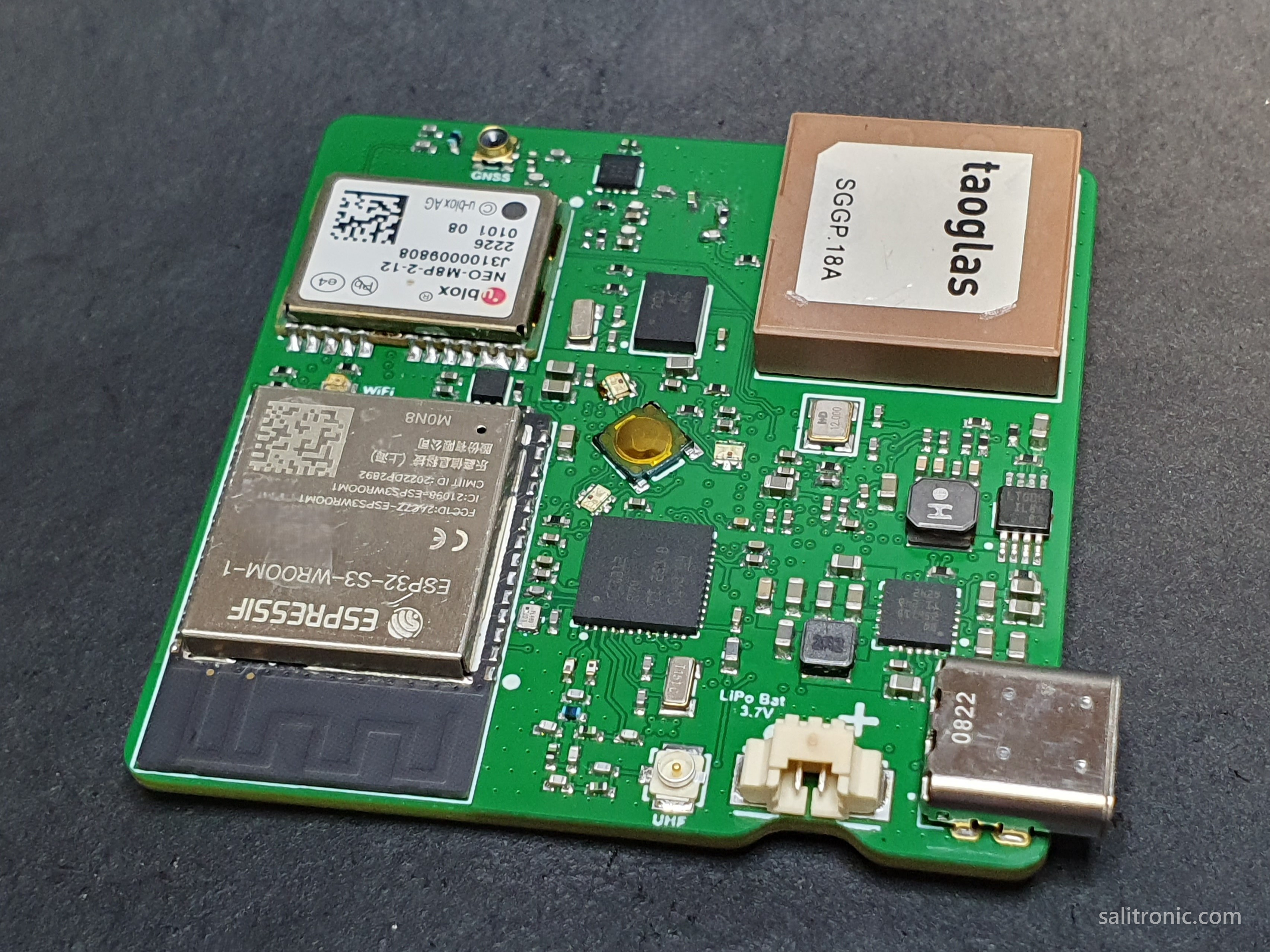 RTK GNSS and IMU sensor fusion asset tracker PCB