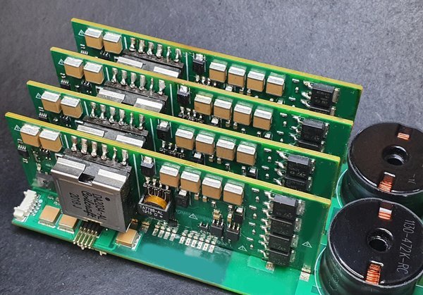 Cascaded H bridge inverter power electronics PCB