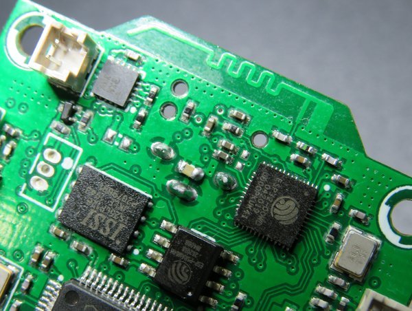 Custom ESP based Wi-Fi module PCB with integrated trace antenna