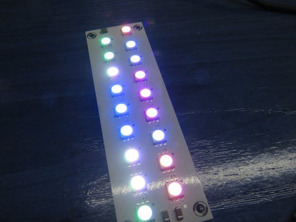 Custom addressable RGB LED strip PCB