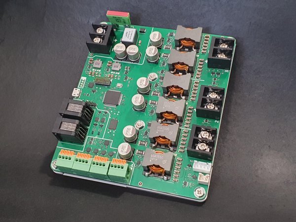Three channel thermoelectric cooler (TEC) controller PCB